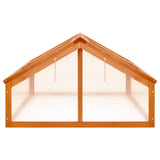 Greenhouse Brown 114x80x50 cm Firwood 316415