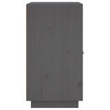 Sideboard Grey 65,5x40x75 cm Solid Wood Pine 820119