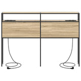 Storage Headboard with Shelf Sonoma oak 160 cm Engineered wood 859761