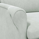 Armchair Light grey 76 x 94 x 102 cm Velvet 42009857
