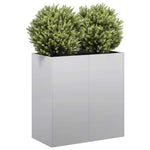 ZNTS Planter 80x40x80 cm Galvanised Steel 860715