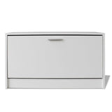 ZNTS Shoe Storage Bench White 80x24x45 cm 243050