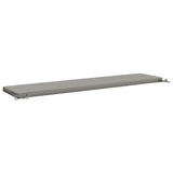 2-Piece Bench Cushions SOEST 2 pcs 100% Polyester Grey 949119