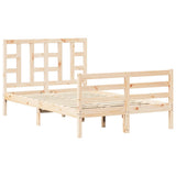 Bed Frame without Mattress 120x200 cm Solid Wood 3193916
