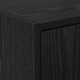 Bathroom Cabinet Black Oak 90 x 29 x 55 cm Engineered wood 869211