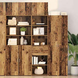 Highboard Old Wood 50 x 42.5 x 185 cm Engineered Wood 3402641