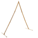 Wedding Arch Light Brown 202 x 95 x 254 cm Solid Pine Wood 42019396
