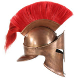 Greek Warrior Helmet Antique Replica LARP Copper Steel 286228