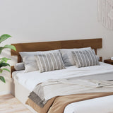 Bed Headboard Honey Brown 184x3x81 cm Solid Wood Pine 819088
