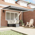 Awning Manual White 3 x 2.5 m Metal 313209