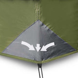 Family Tent 10-Person Green Quick Release Waterproof 94290