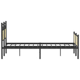 Bed Frame without Mattress Sonoma Oak 140x200 cm Engineered Wood 4106981