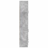 Cabinet Set 2 pcs Concrete Grey Engineered Wood 3416937