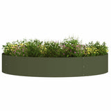 Planter Ring Olive Green 120 x 120 x 20 cm Cold-rolled Steel 873640