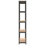 5-Layer Storage Shelf Anthracite Steel&Engineered Wood 152858