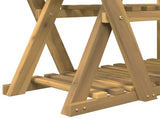 Plant Stand White 95 x 25 x 101.5 cm Solid Acacia Wood 903105