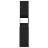 Kitchen Cabinet Black 35x50x180 cm Engineered Wood 840759