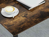 Coffee Table Smoke Oak 80 x 80 x 45 cm Engineered Wood 892580