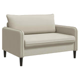 XXL Armchair Beige Velvet 42043556