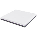 Mattress White and Grey 180 x 200 cm Memory Foam 4106332