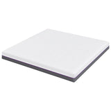 Mattress White and Grey 180 x 200 cm Memory Foam 4106332