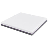Mattress White and Grey 180 x 200 cm Memory Foam 4106332