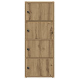 Bookcase Artisan Oak 40x24x102 cm Engineered Wood 860381