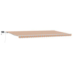 Retractable Awning with Manual 600 x 300 cm Multicolour 3331614