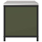 Kitchen Storage HATTEM Olive Green 90 x 50 x 53 cm Steel 874999