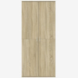 Highboard Sonoma Oak 80x35x180 cm Engineered Wood 3276653