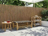 Garden Bench 80 x 38 x 40 cm Bamboo Natural Rectangular 42028073