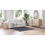 Anti-slip Shaggy Rug Dark grey 160 x 160 cm PP 4019770