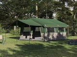 Family Tent 4-Person Green and White 324 x 255 x 230 cm 42004083