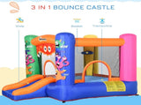 Bouncy Castle Inflatable Basket Trampoline Slide Monster Design 180 x 250 x 175 T3398P347540