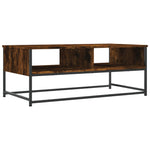 ZNTS Coffee Table Smoked Oak 100x51x40 cm Engineered Wood 835351
