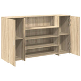 Reception Desk Sonoma Oak 180x50x103.5 cm Engineered Wood 3324171