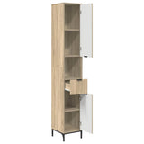 Bathroom Cabinet with Drawer Sonoma Oak 31.5 x 33 x 190 cm 883406