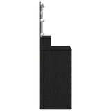 Dressing Table Black Oak 80 x 41 x 134.5 cm Engineered Wood 871539