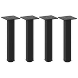 Coffee Table Legs 4 pcs Black 42-44 cm Steel 4012452