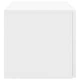 Wall-Mounted TV Cabinet High Gloss White 78.5 x 31 x 30 cm 898549