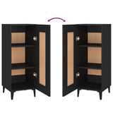 Sideboard Black 34.5x34x90 cm Engineered Wood 812421