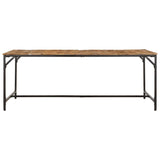 Dining Table 200x100x75 cm Solid Wood Rough Mango 373607