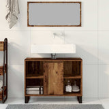 Bathroom Cabinet Old Wood 80 x 33 x 60 cm Engineered Wood 873898