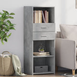 Highboard Concrete Grey 45x42.5x124 cm Engineered Wood 846169