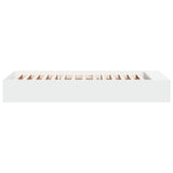 Bed Frame without Mattress White 75x190 cm Small Single 3280622