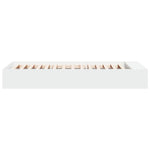 Bed Frame without Mattress White 75x190 cm Small Single 3280622