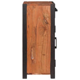 Sideboard 2 pcs Brown 110 x 30 x 75 cm Solid Acacia Wood 3321526