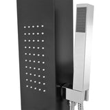 Shower Panel System Aluminium Matte Black 142373