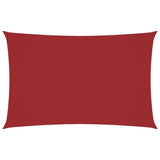 Sunshade Sail Oxford Fabric Rectangular 4x7 m Red 135658