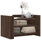Coffee Table Brown Oak 80x50x50 cm Engineered Wood 848345